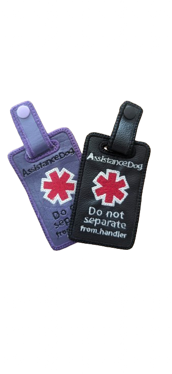 Assistance Dog Medical Alert Harness/ Vest Tag