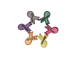 Awareness Ribbon Patches