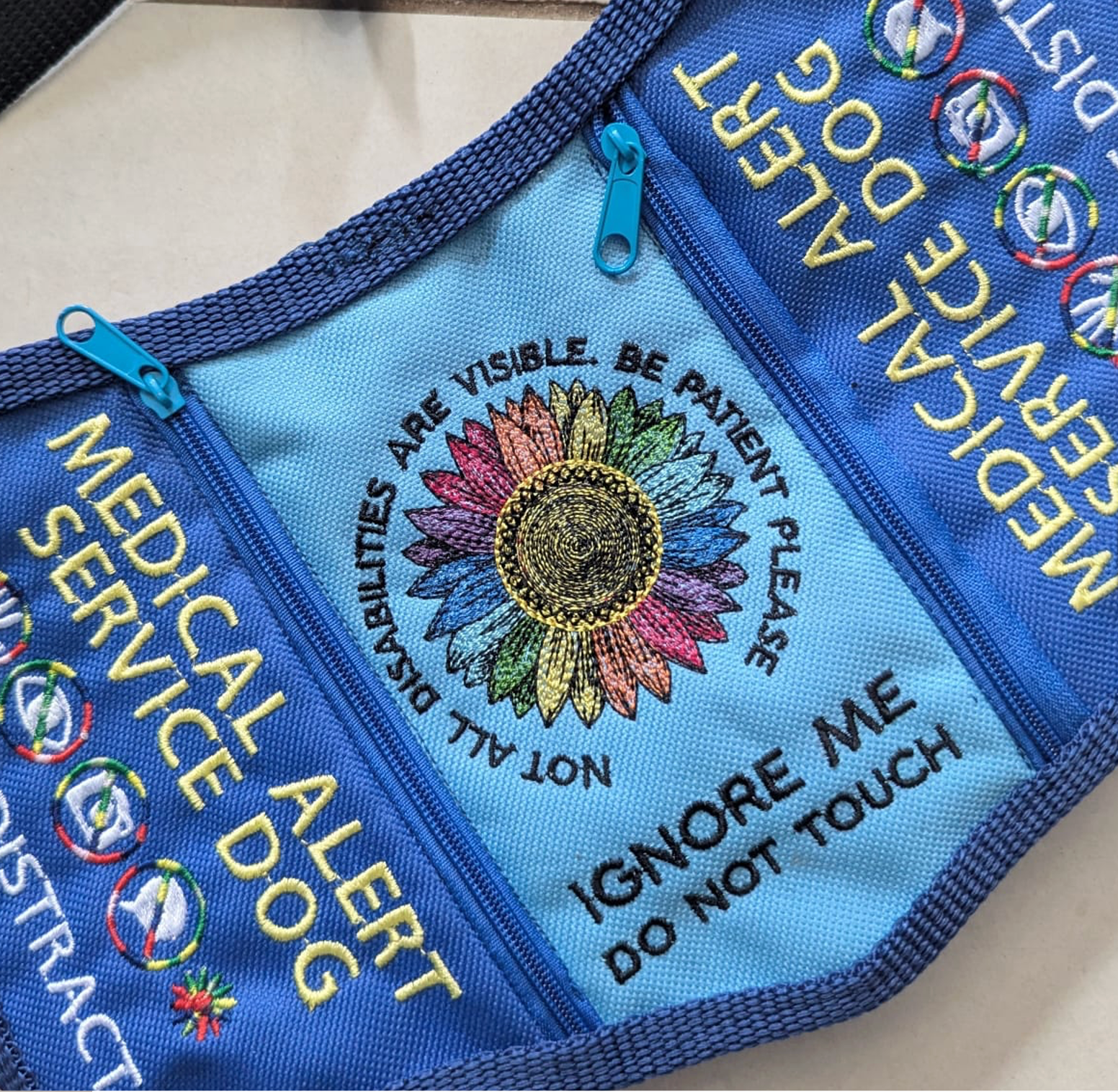 Blue Rainbow Sunflower