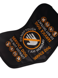 Neon Do Not Touch Dog Vest