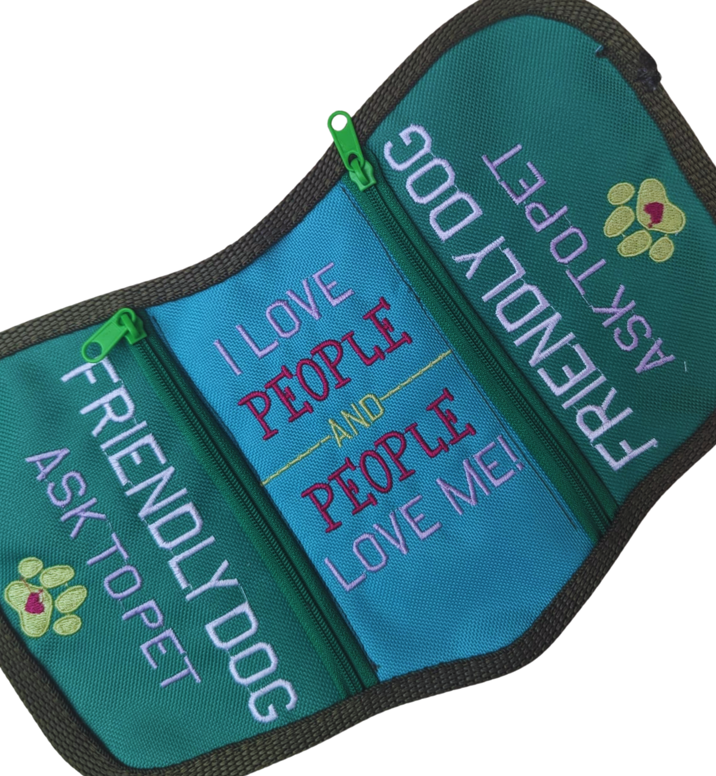 Friendly Ask to Pet Green and Blue