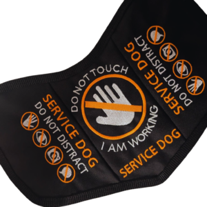 Neon Do Not Touch Dog Vest