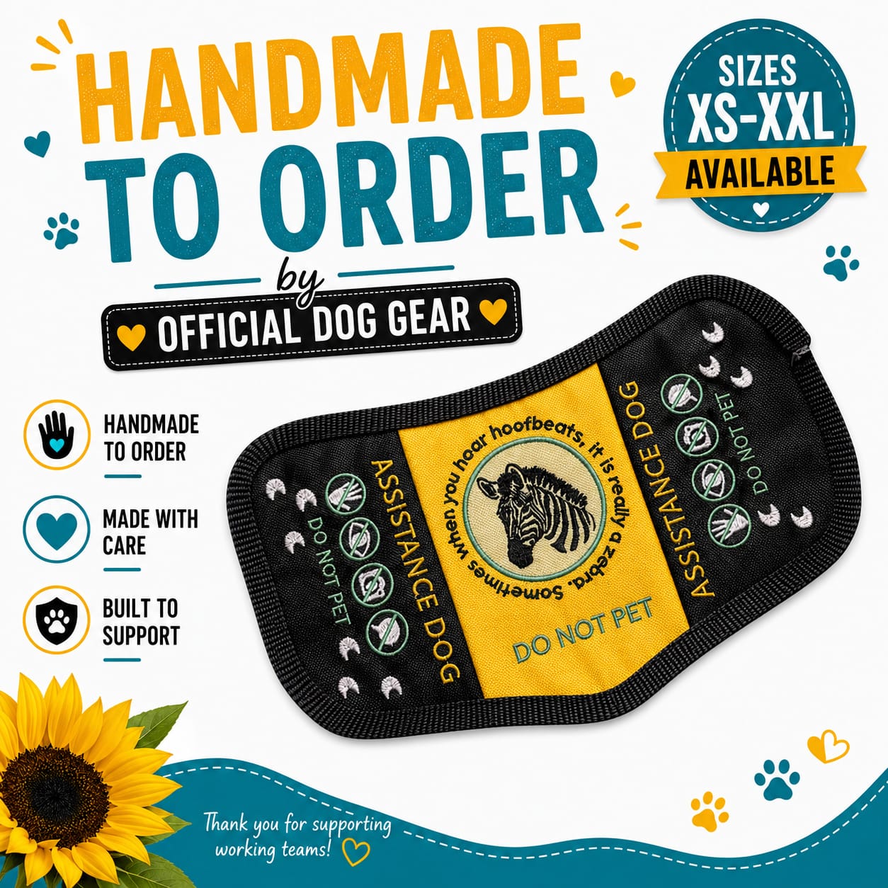 "When you hear hoofbeats..." Dog Vest