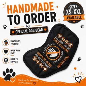 Neon Do Not Touch Dog Vest